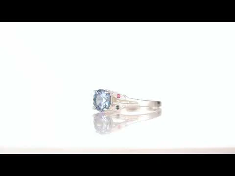 14K Gold over Sterling Personalized Mother's Birthstone and Family Ring - Image 5