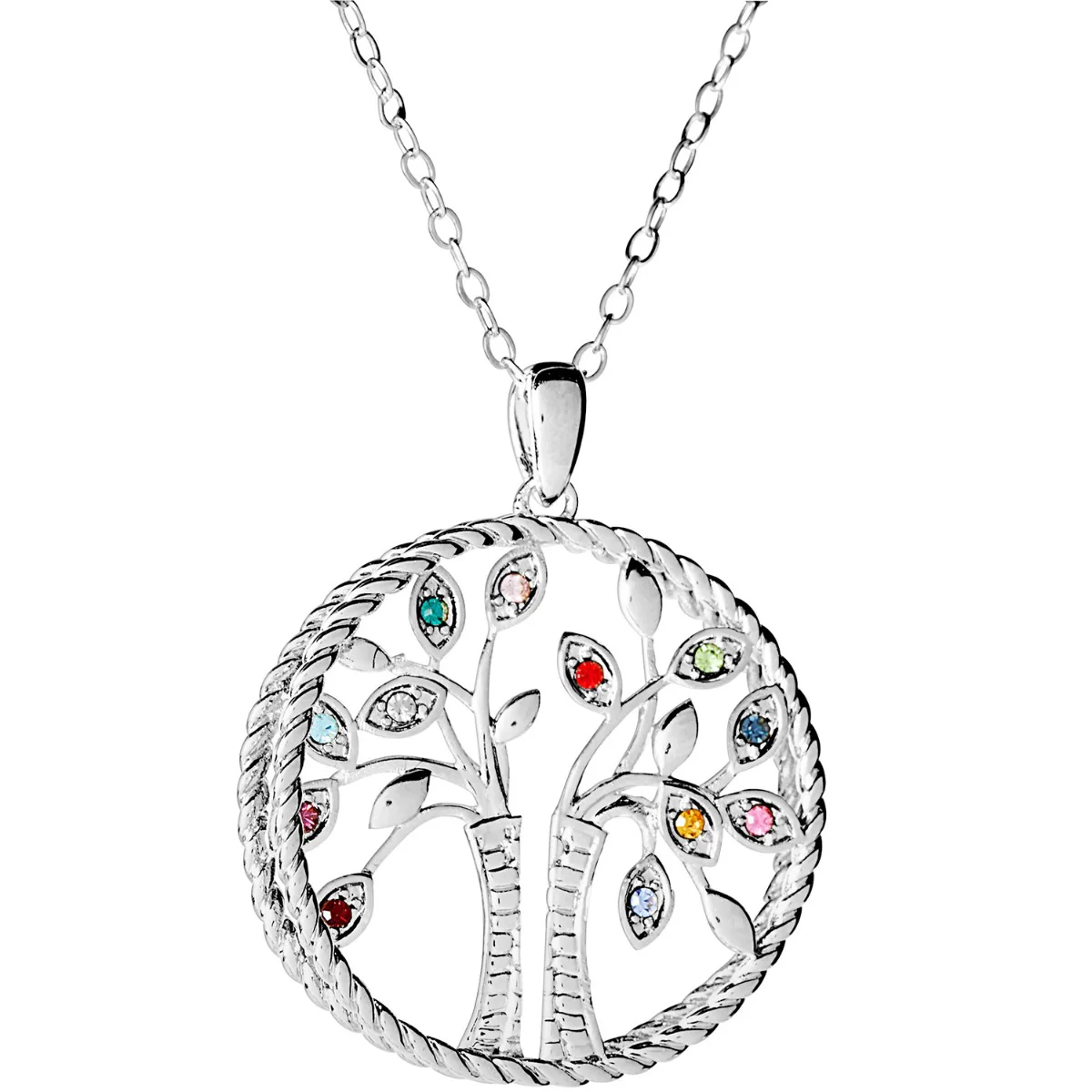 3D Flower Vase with Birthstone Rope Necklace - Image 2