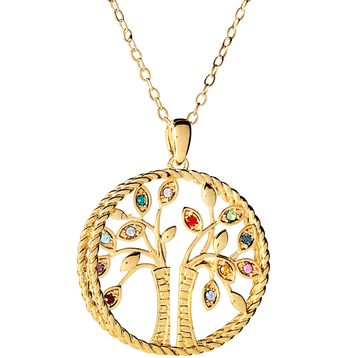 3D Flower Vase with Birthstone Rope Necklace - Image 6