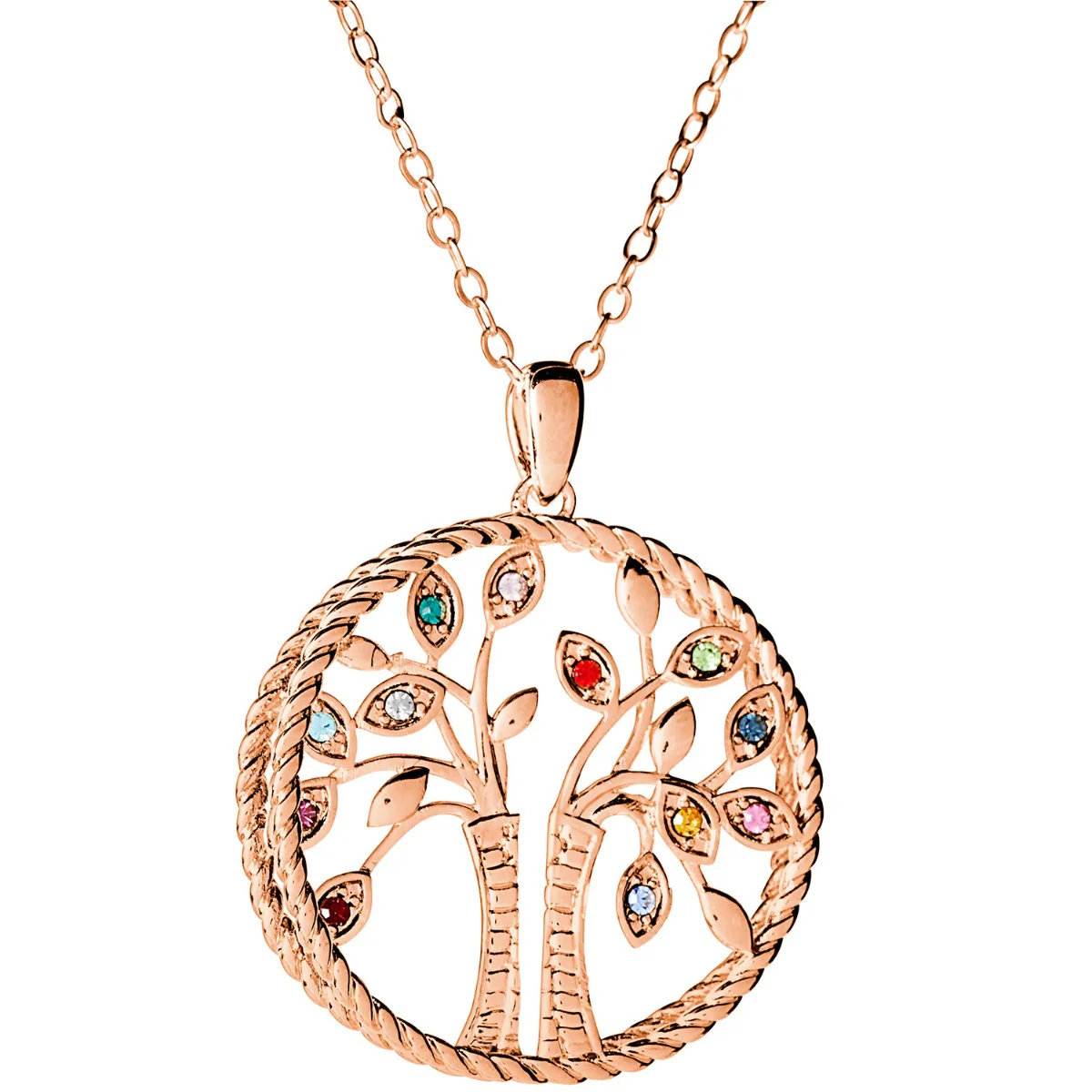 3D Flower Vase with Birthstone Rope Necklace - Image 8