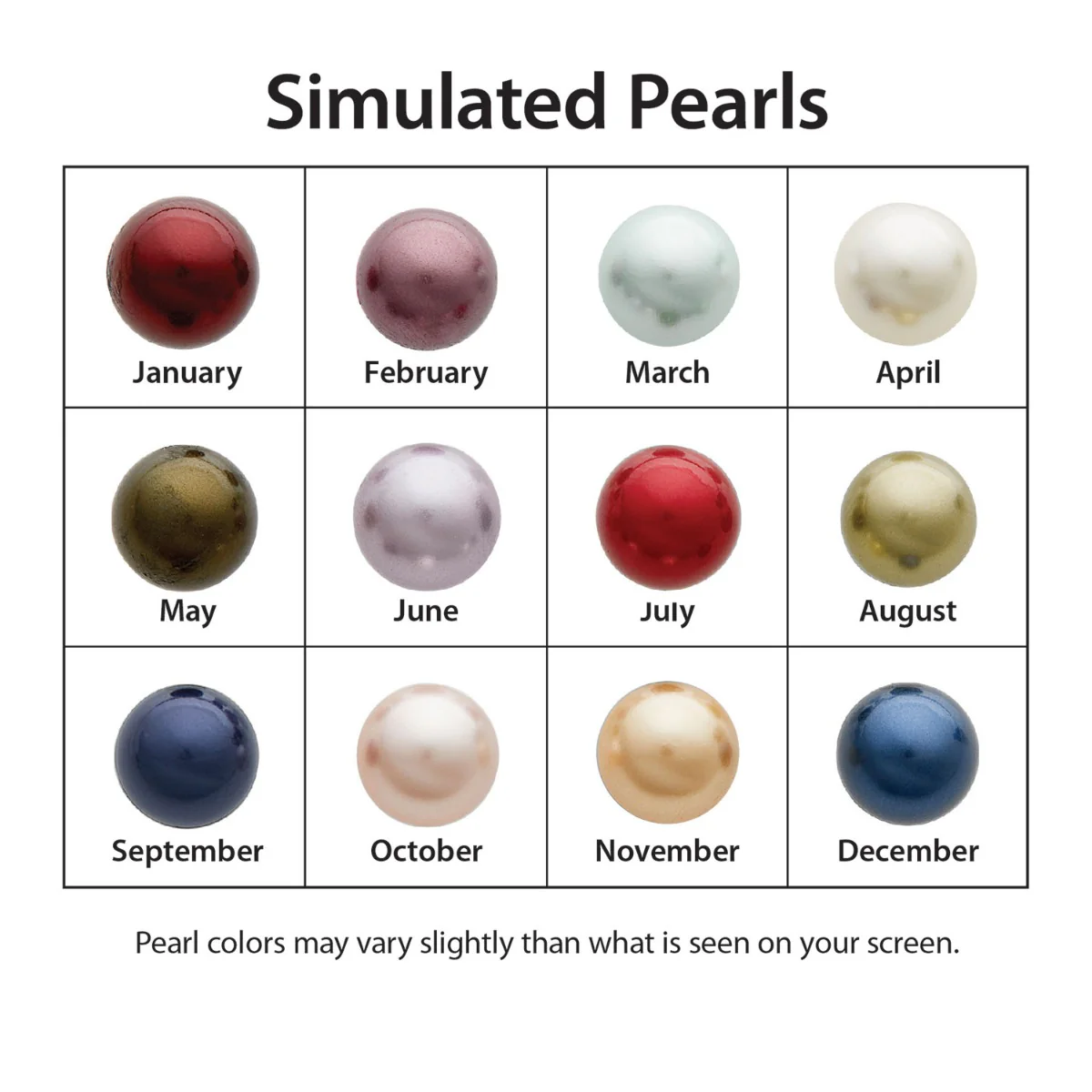 Birthstone Pearl Station Necklace - Image 8
