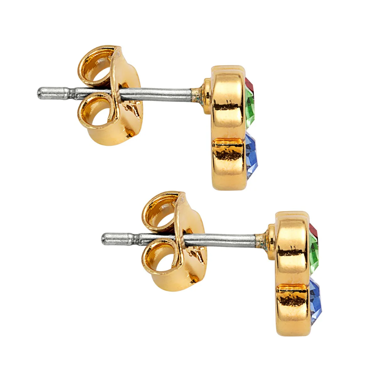 Birthstone Stud Earrings and Necklace Set - Image 5