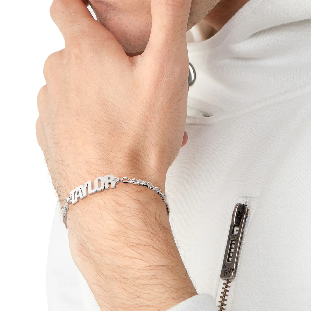 Bold Urban Name Bracelet - Image 4
