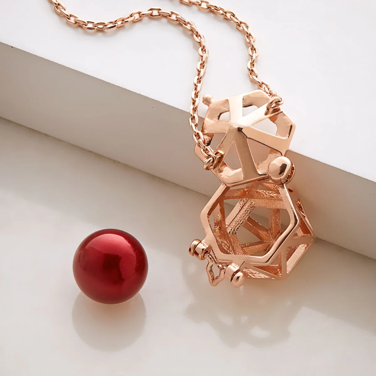 Caged Interchangeable Pearl Necklace - Image 10