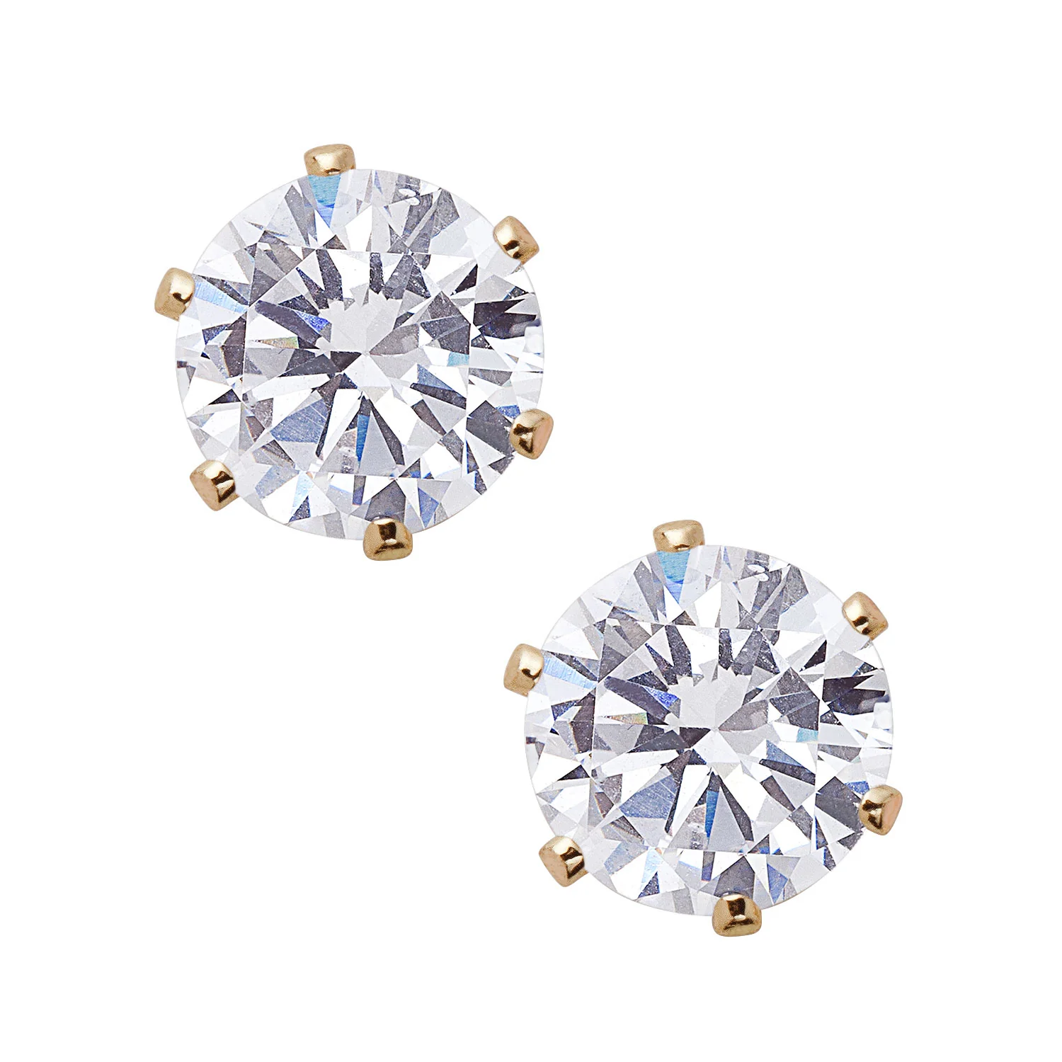 Cubic Zirconia 3 Pierced Earring Wardrobe Set - Image 4