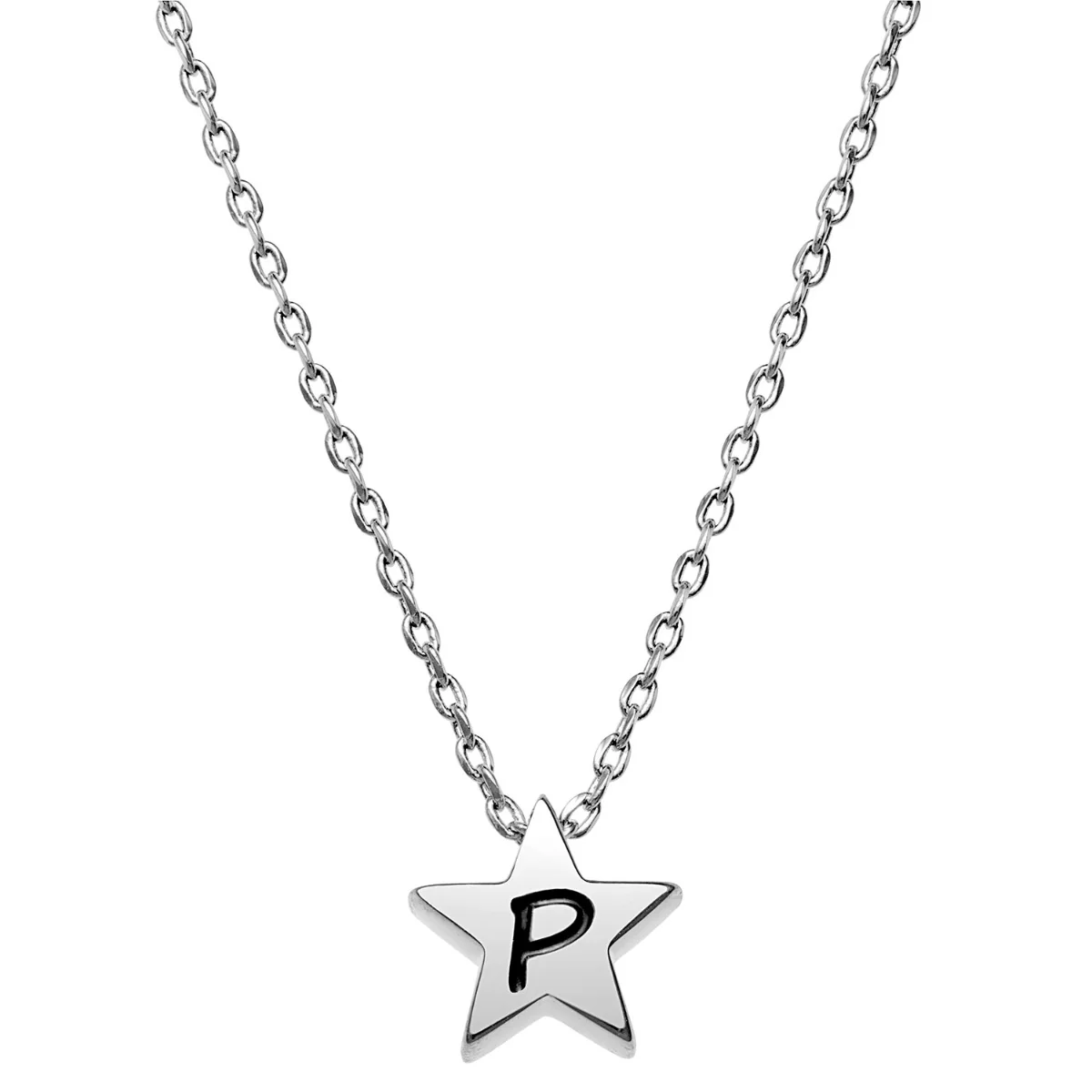Dainty Star Initial Necklace - Image 4