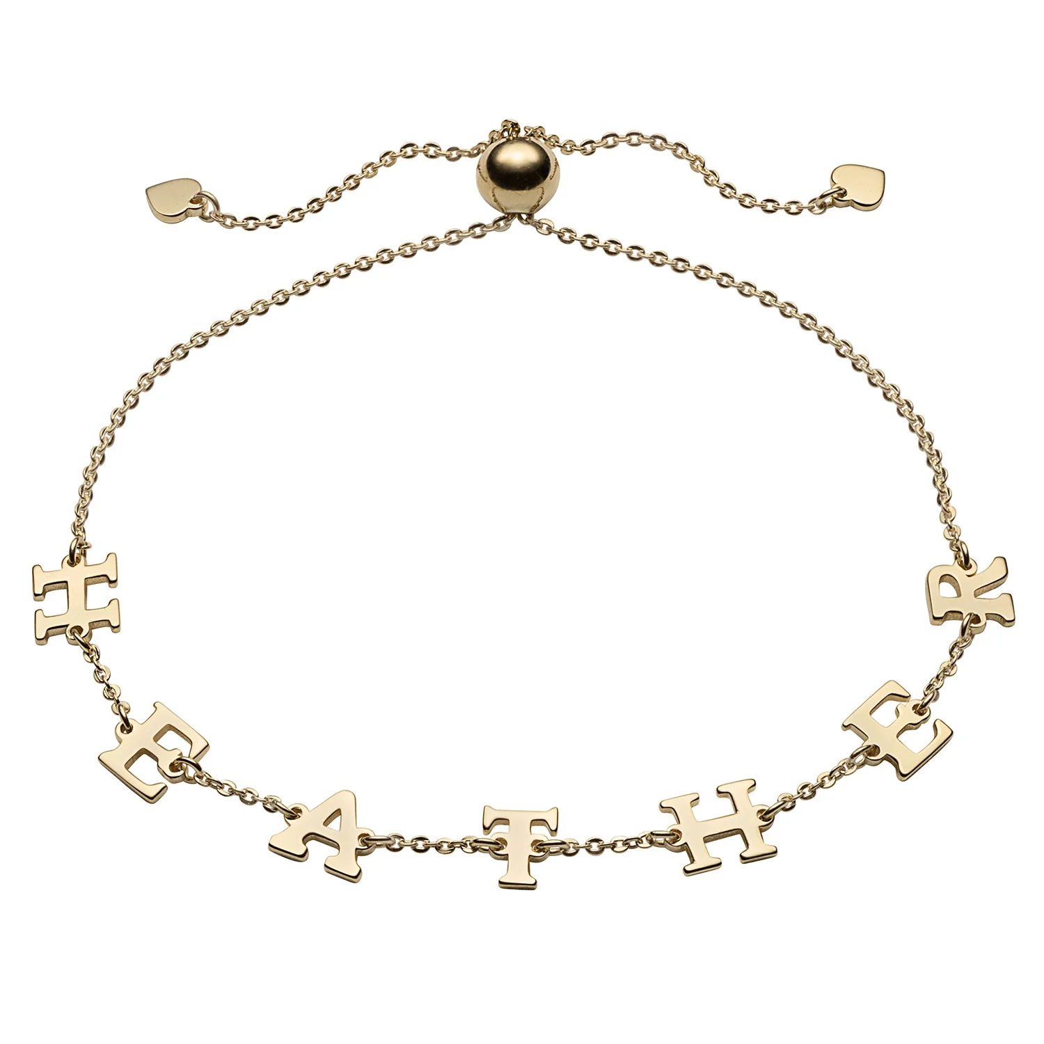 Delicate Uppercase Name Adjustable Bracelet - Image 5