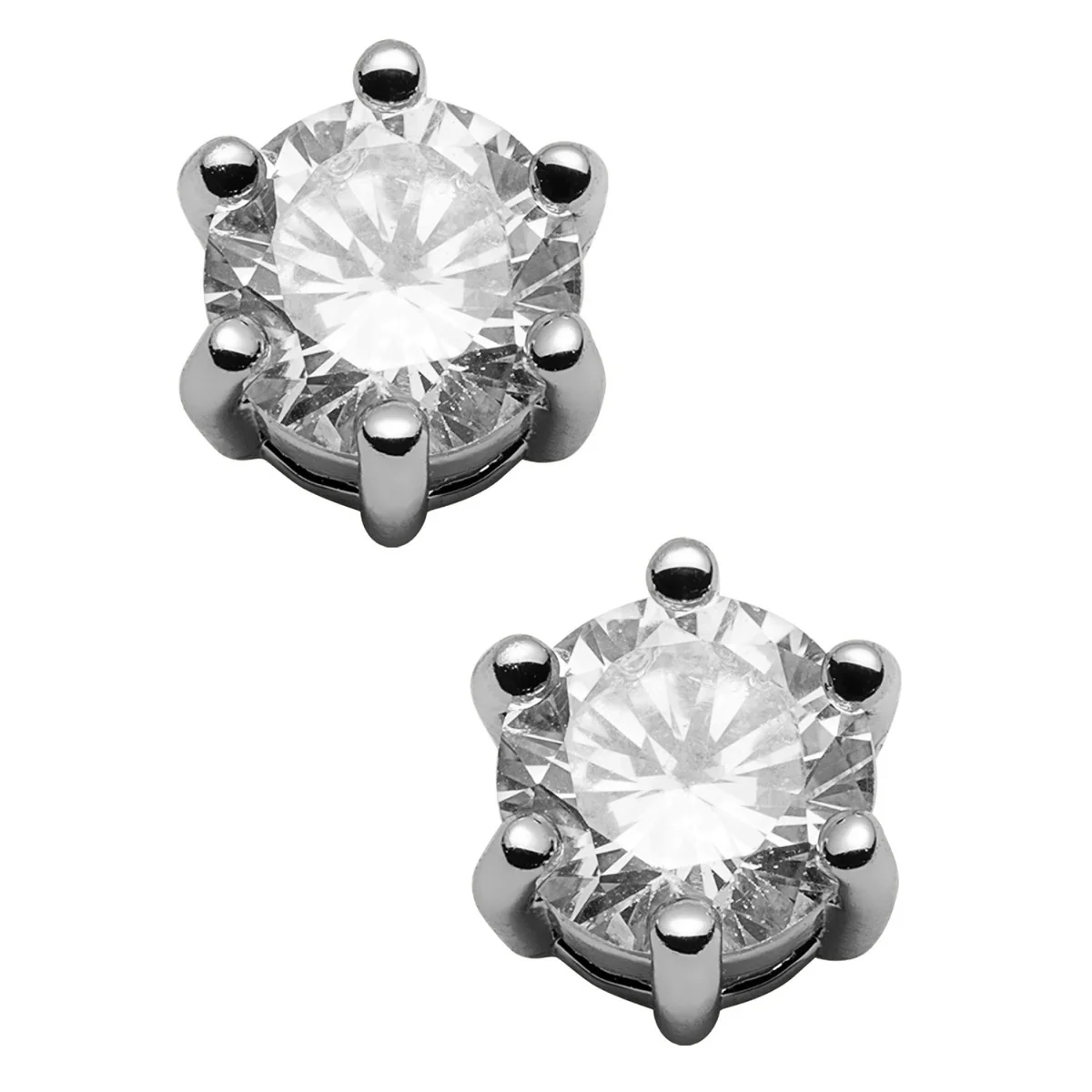 Multi Stone Bar Necklace + Bonus CZ Studs - Image 5