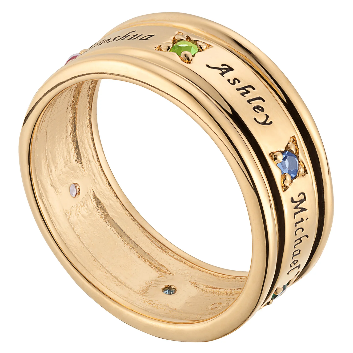 Family Name and Birthstone Ring - Image 3