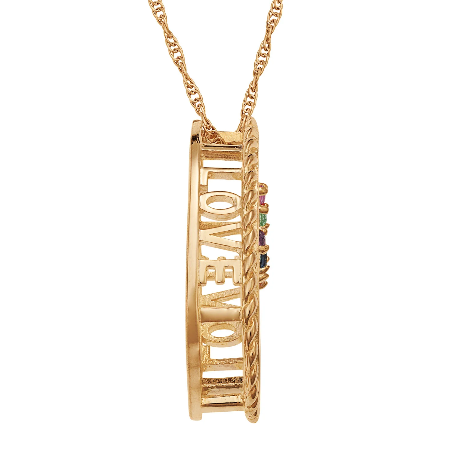 Family Tree Birthstone Necklace - Image 2