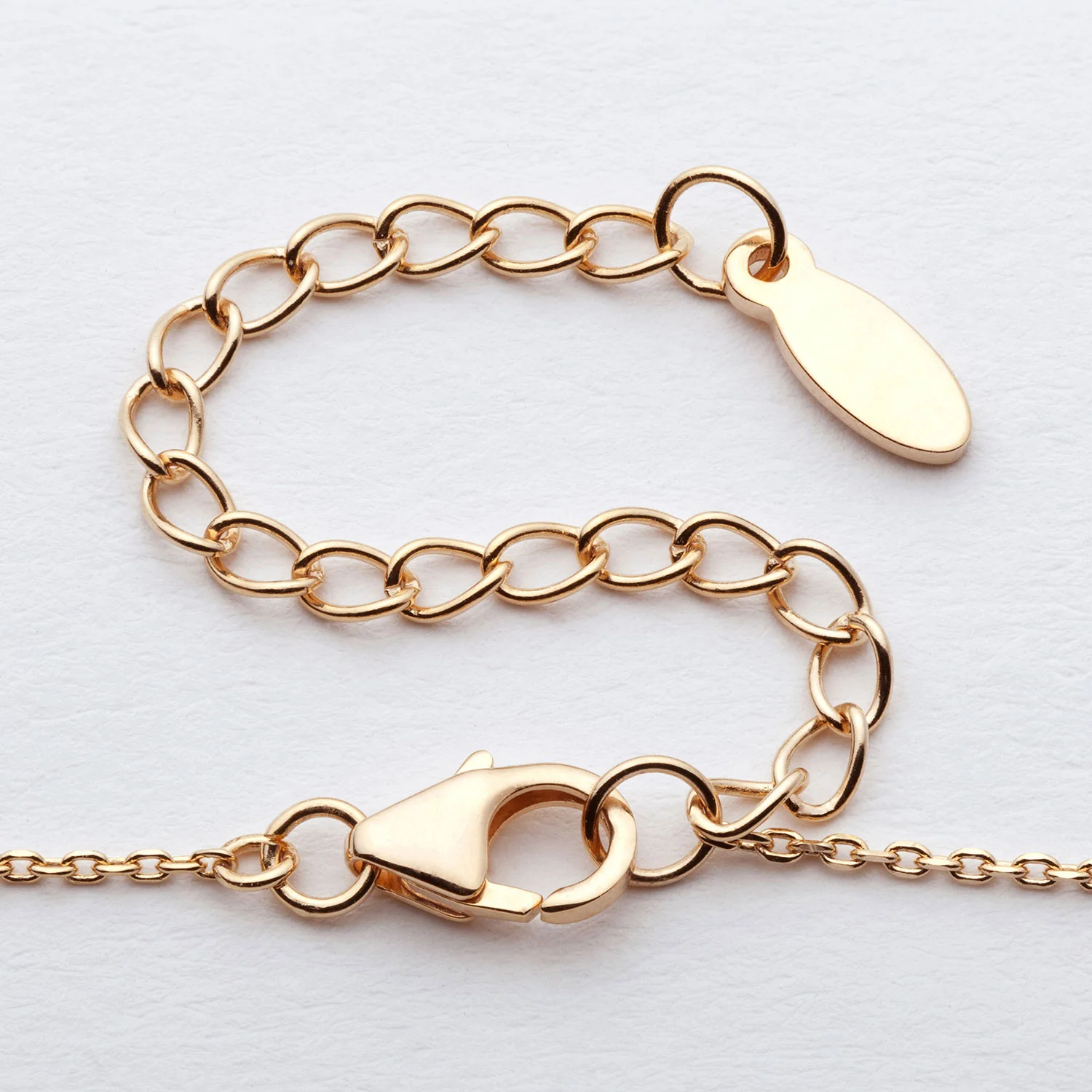14K Gold Plated Script Name Necklace with Pink and Blue Enamel Butterfly - Image 3