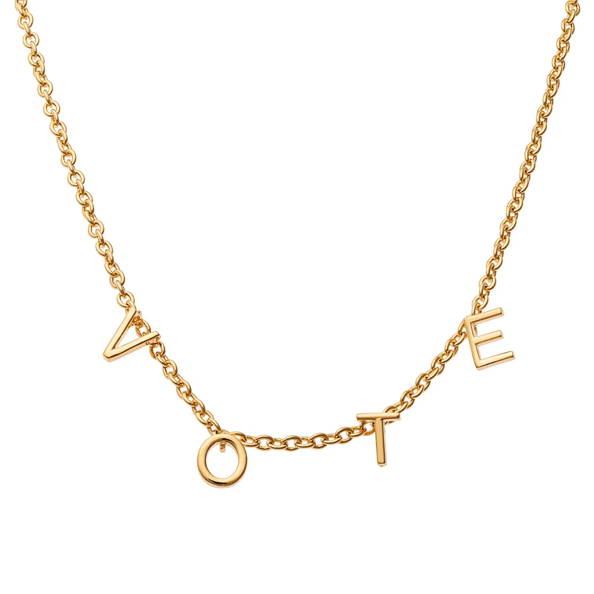 14K Gold Plated Dainty Name Choker - Image 3