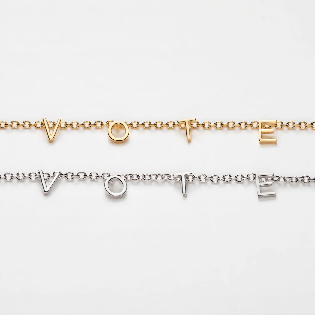14K Gold Plated Dainty Name Choker - Image 4