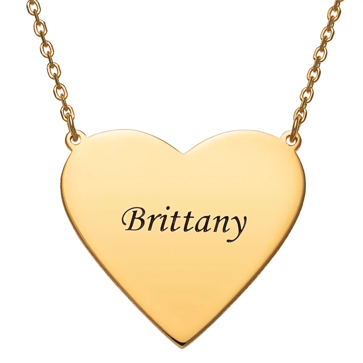 14K Gold Plated Personalized Nurses are a work of Heart Necklace - Image 3