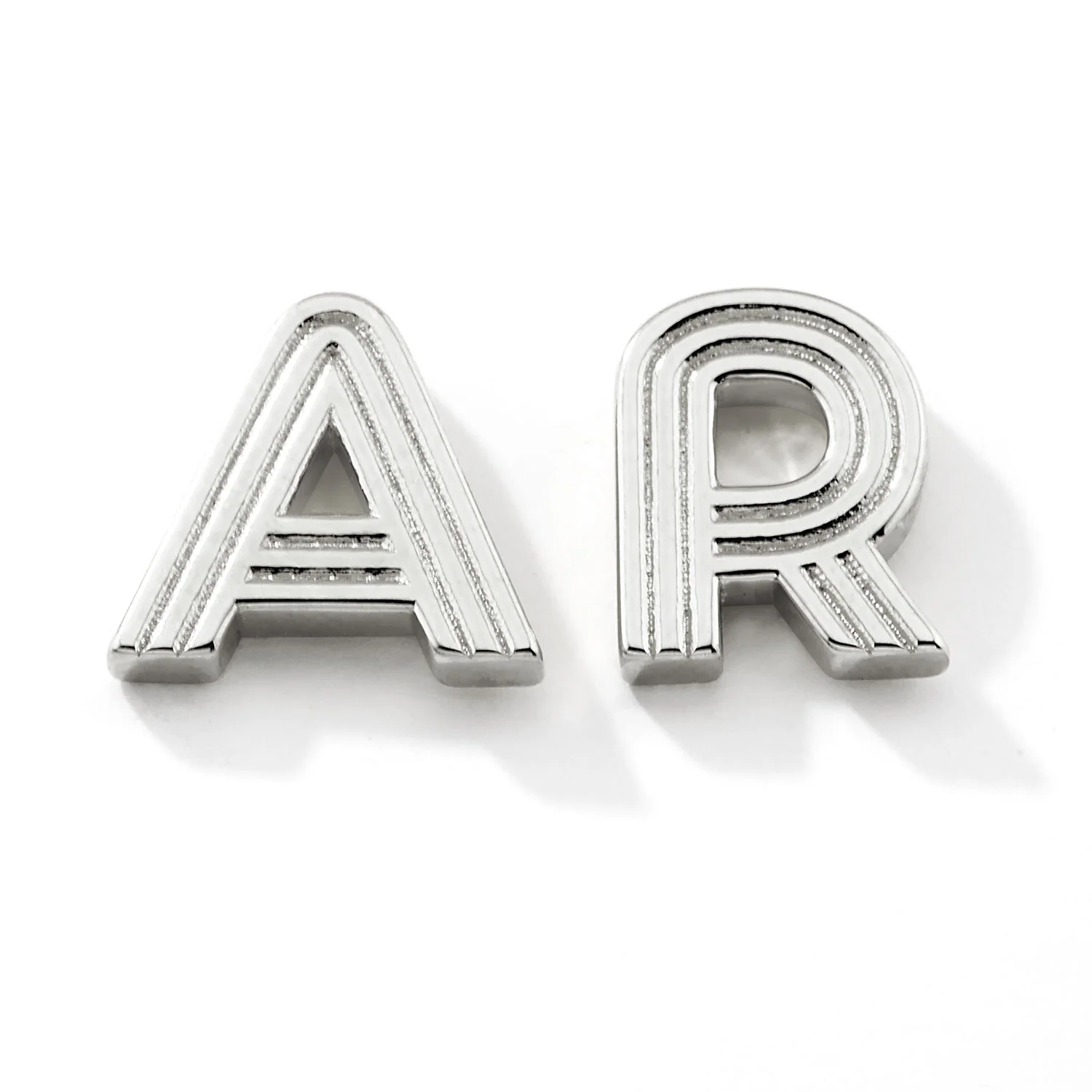 Hollywood Marquee Initial Earrings - Image 2