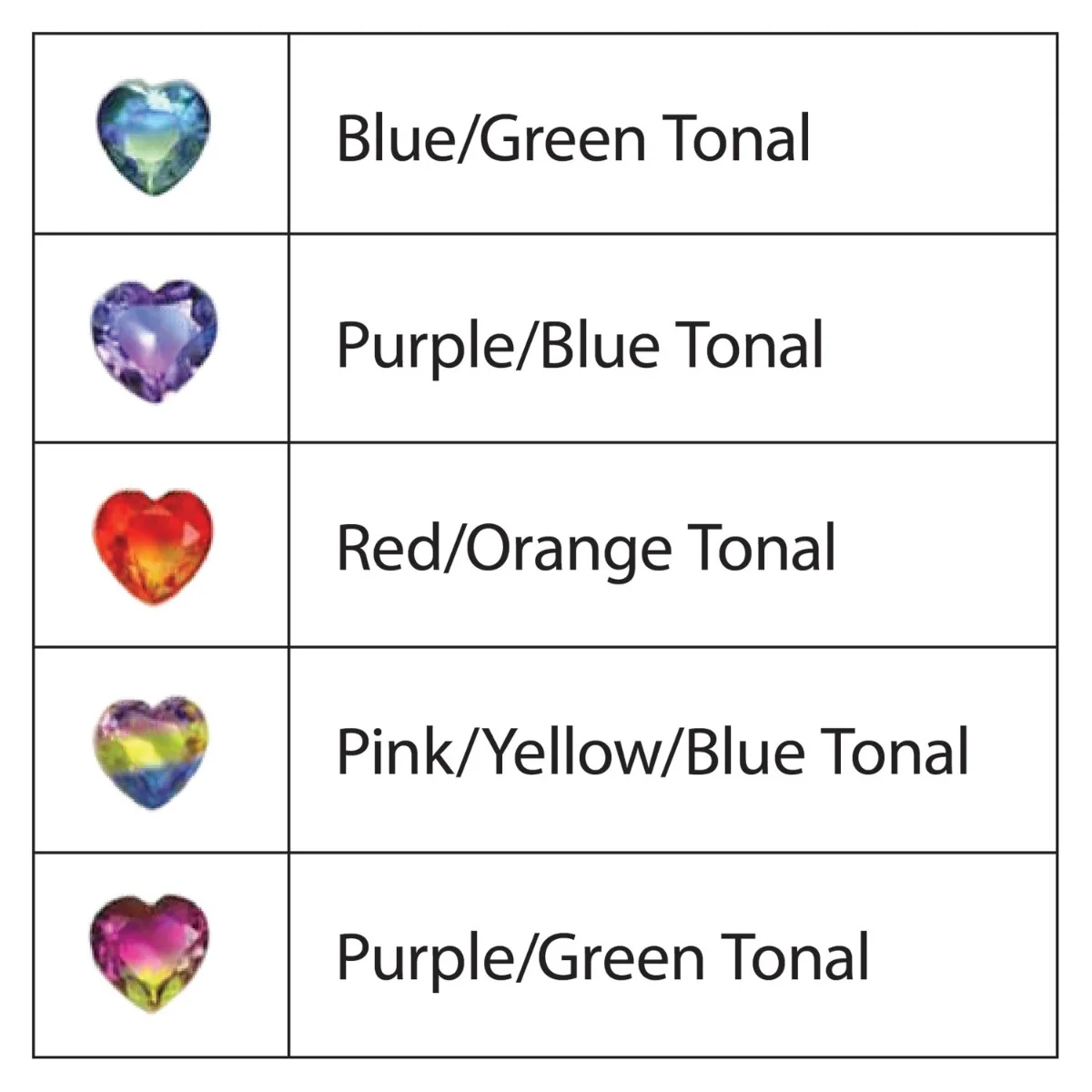Iridescent Heart Stone with CZ Accent Button Earrings - Image 11