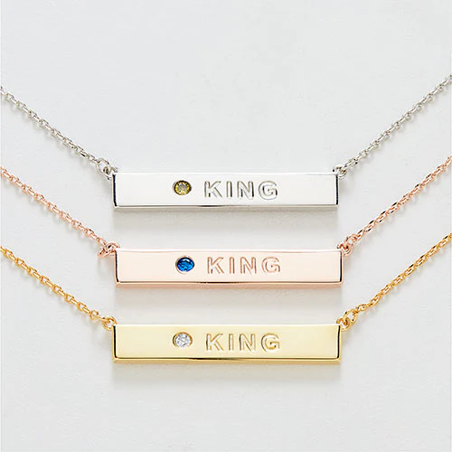 KING Birthstone Empowerment Necklace