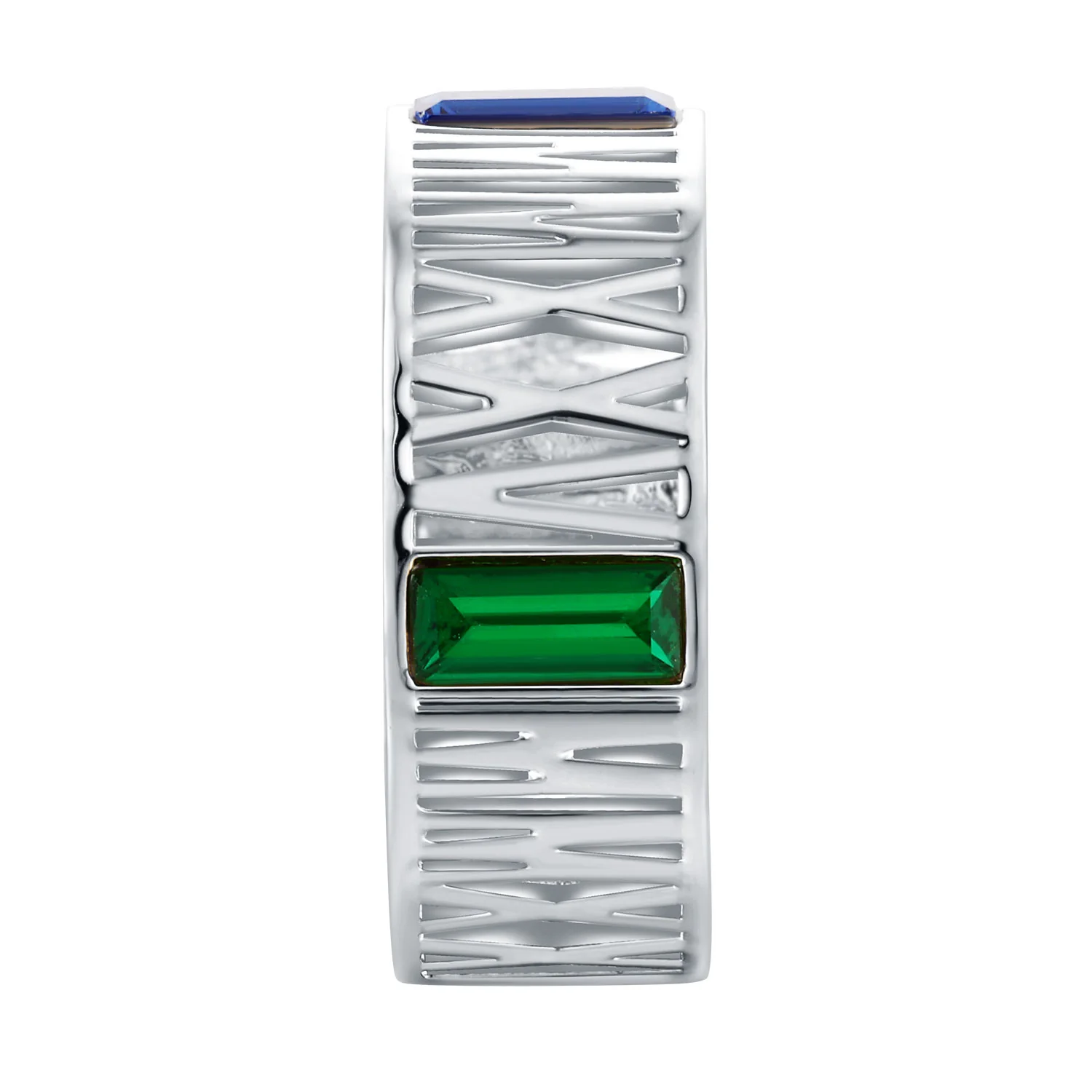 Men's CELEBRIUM Roman Numeral 2025 Birthstone Class Ring - Image 4