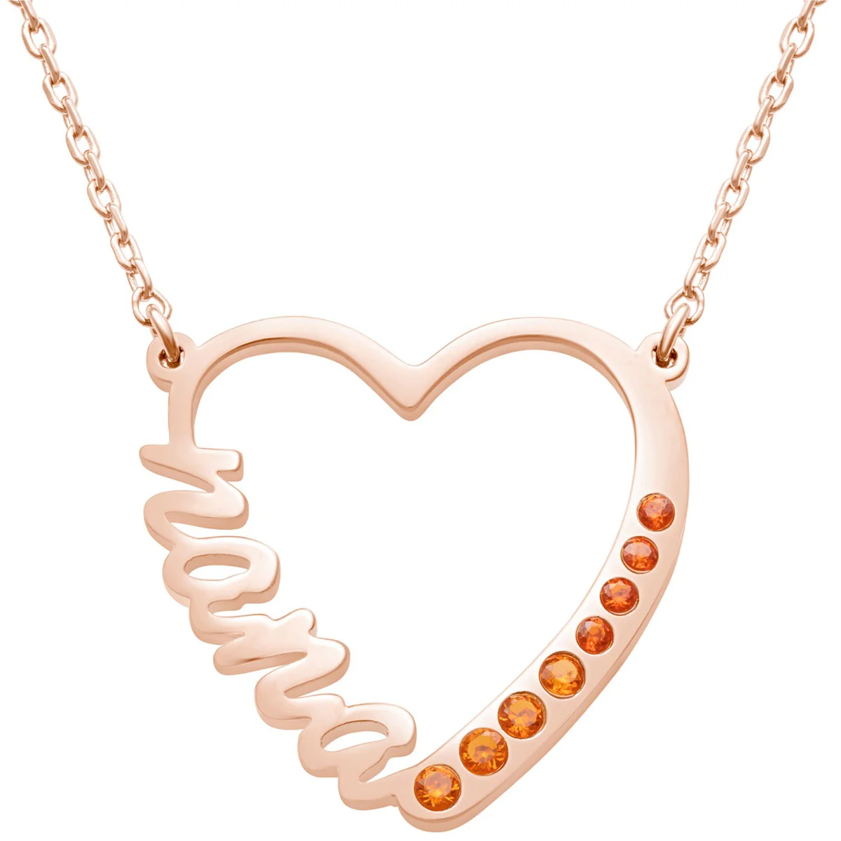Nana Has My Heart Birthstone Necklace - Image 7