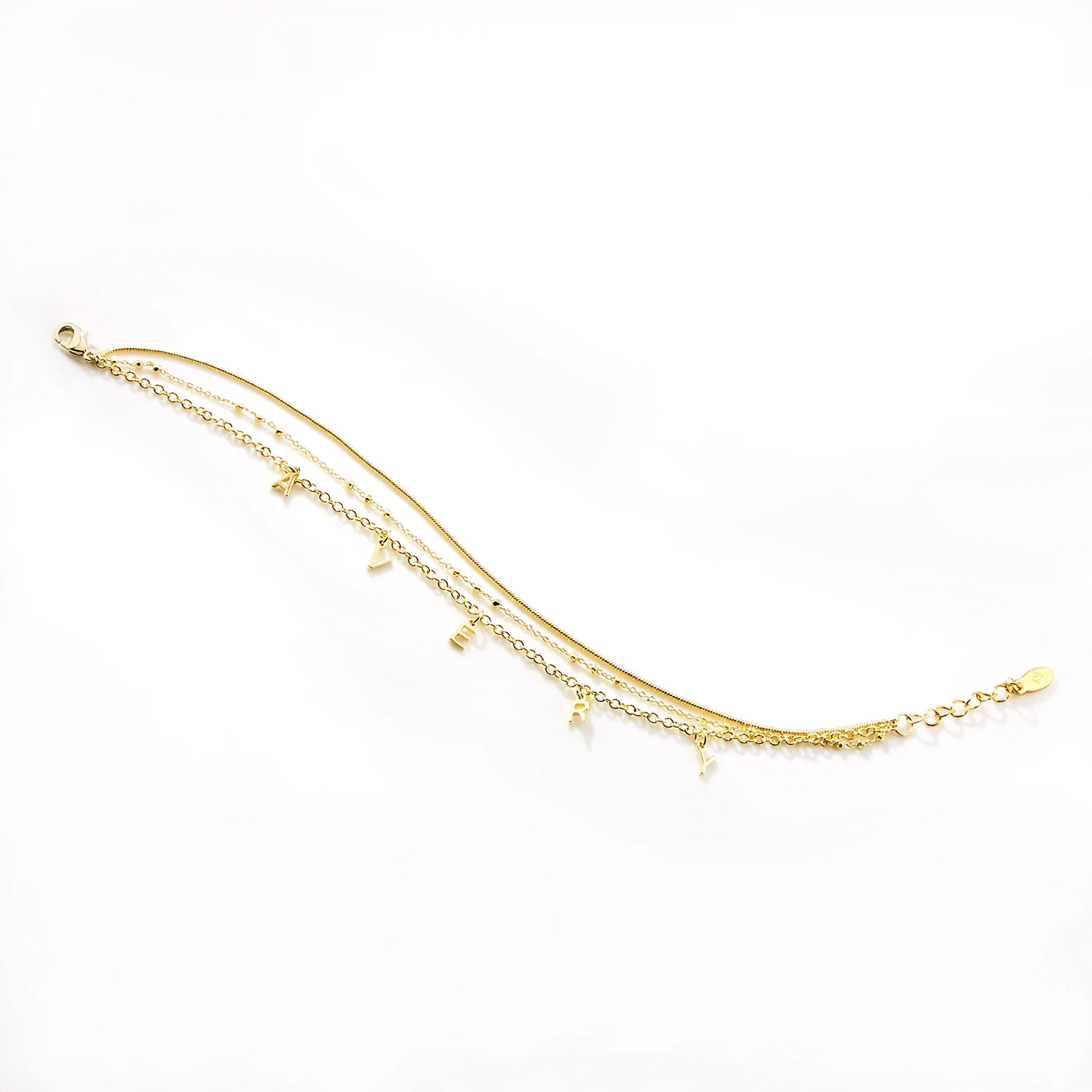Personalized Multichain Dainty Name Bracelet - Image 4