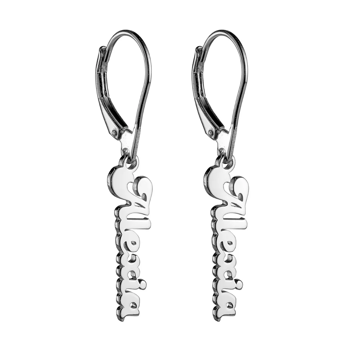 Personalized Name Dangle Earrings