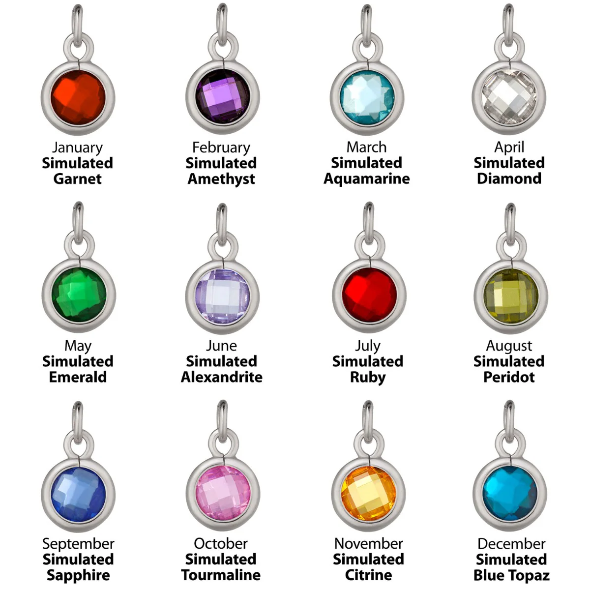 Personalized Plated Engraved Name Mini Oval With Birthstone and Cross ID Bracelet - Image 5