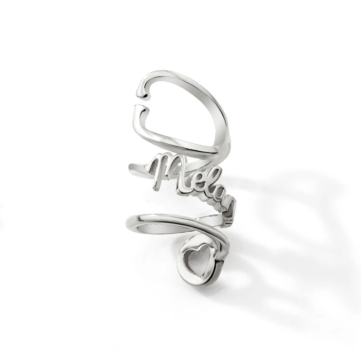 Personalized Triple Wrap Stethoscope Slide Charm – Silver, Gold & Rose Gold Plated - Image 3