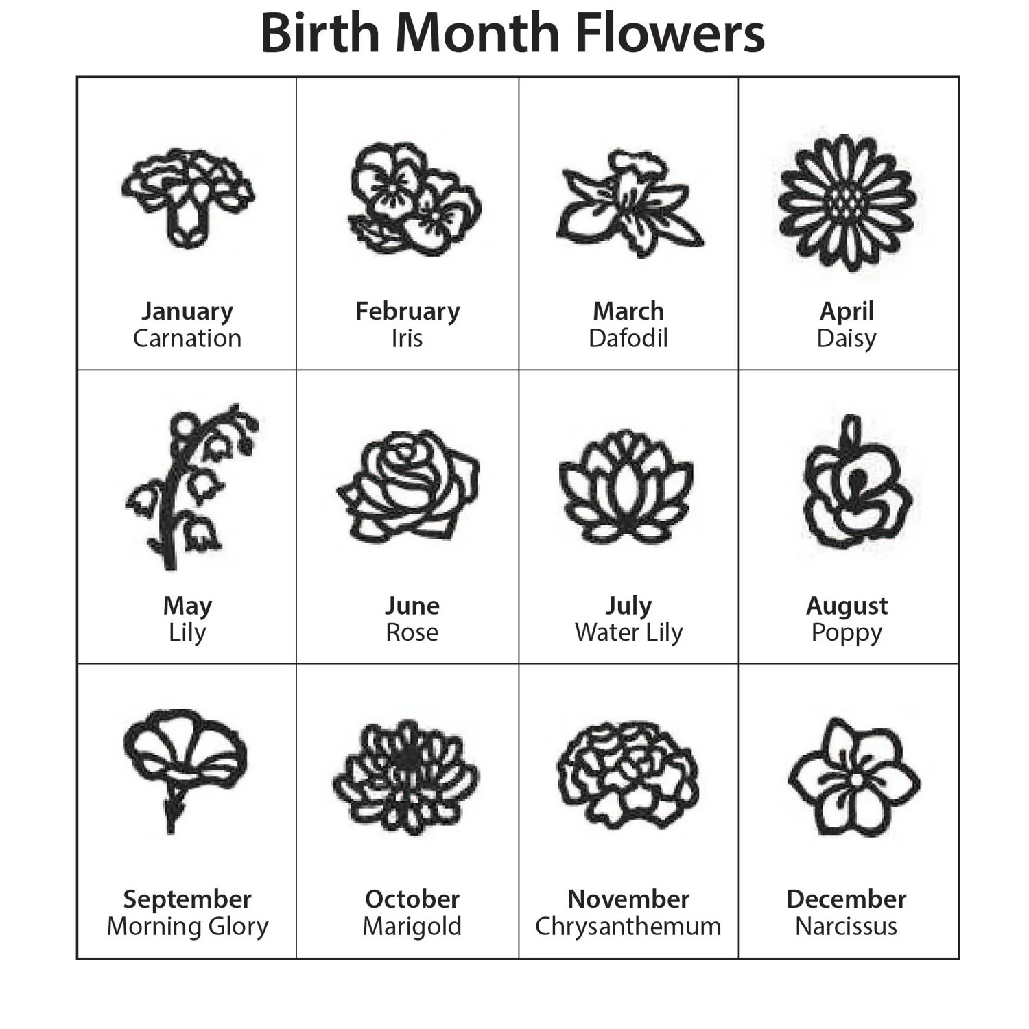 Personalized with Birthmonth Flower Stethoscope Tag / Slide Charm - Image 7