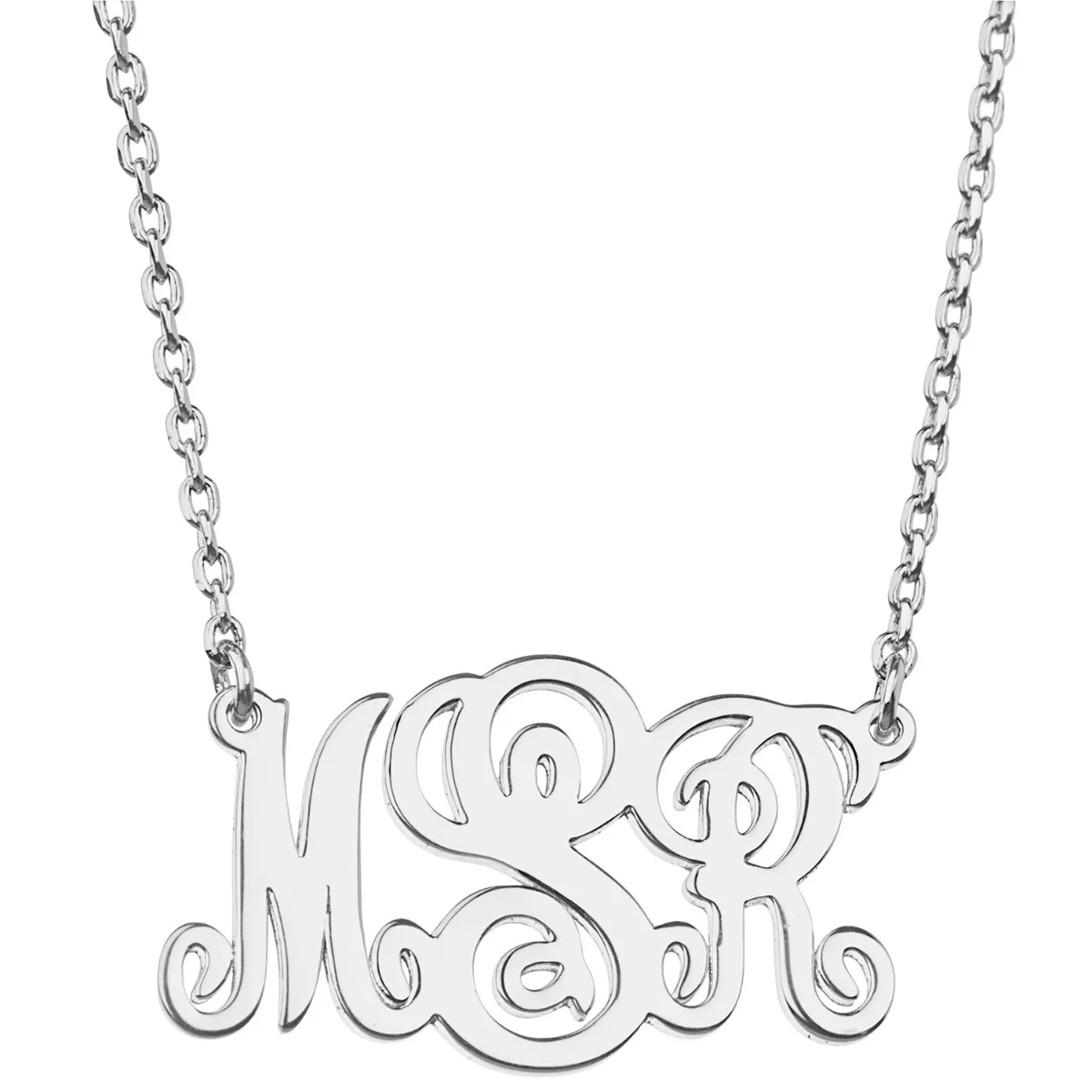 Petite Monogram Necklace - Image 2