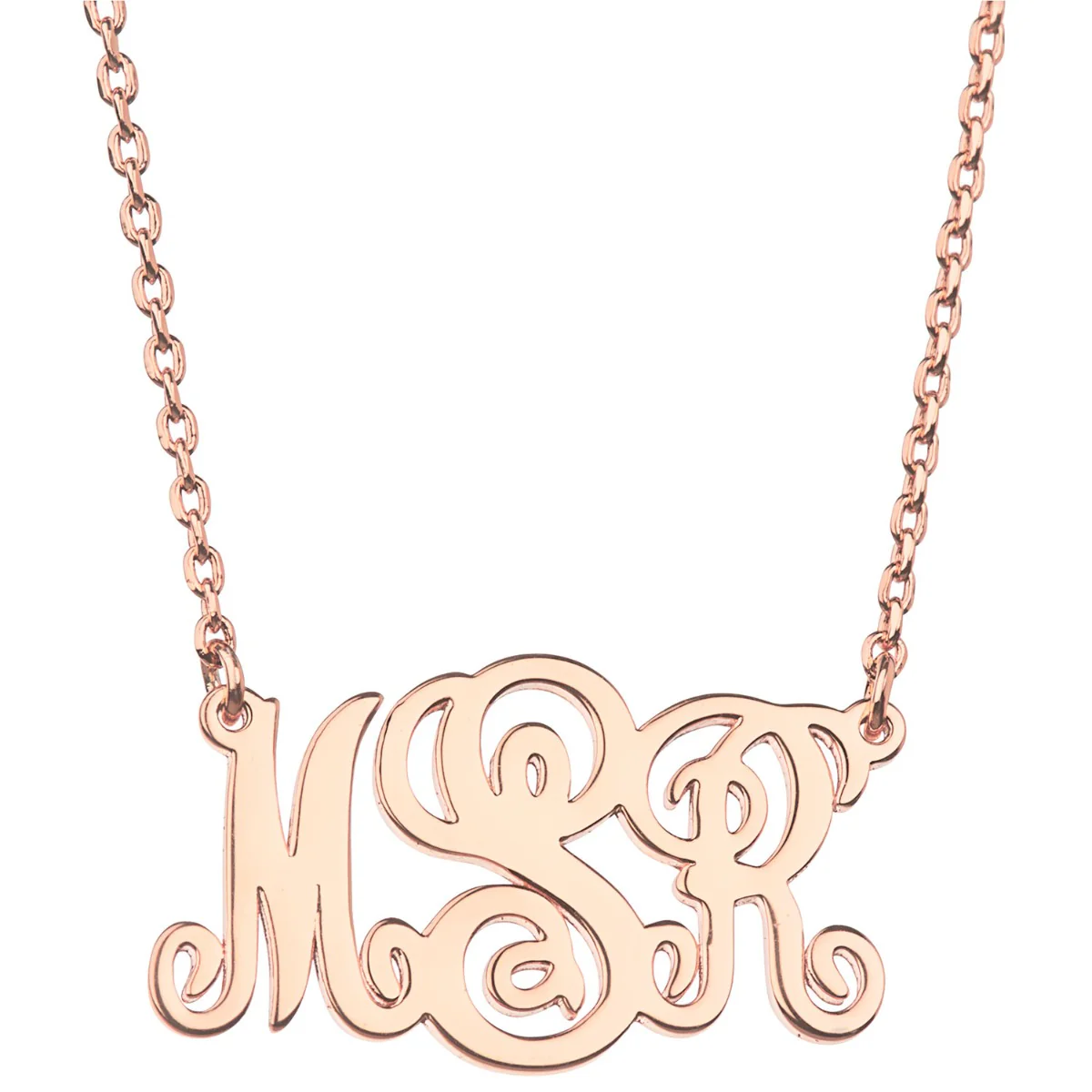 Petite Monogram Necklace - Image 6