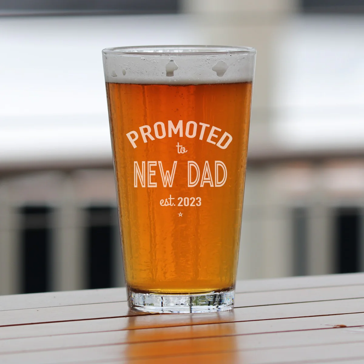 Promoted to... Personalized Pint Glass - Image 4