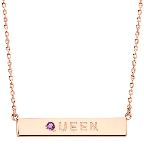 QUEEN Birthstone Empowerment Necklace - Image 4