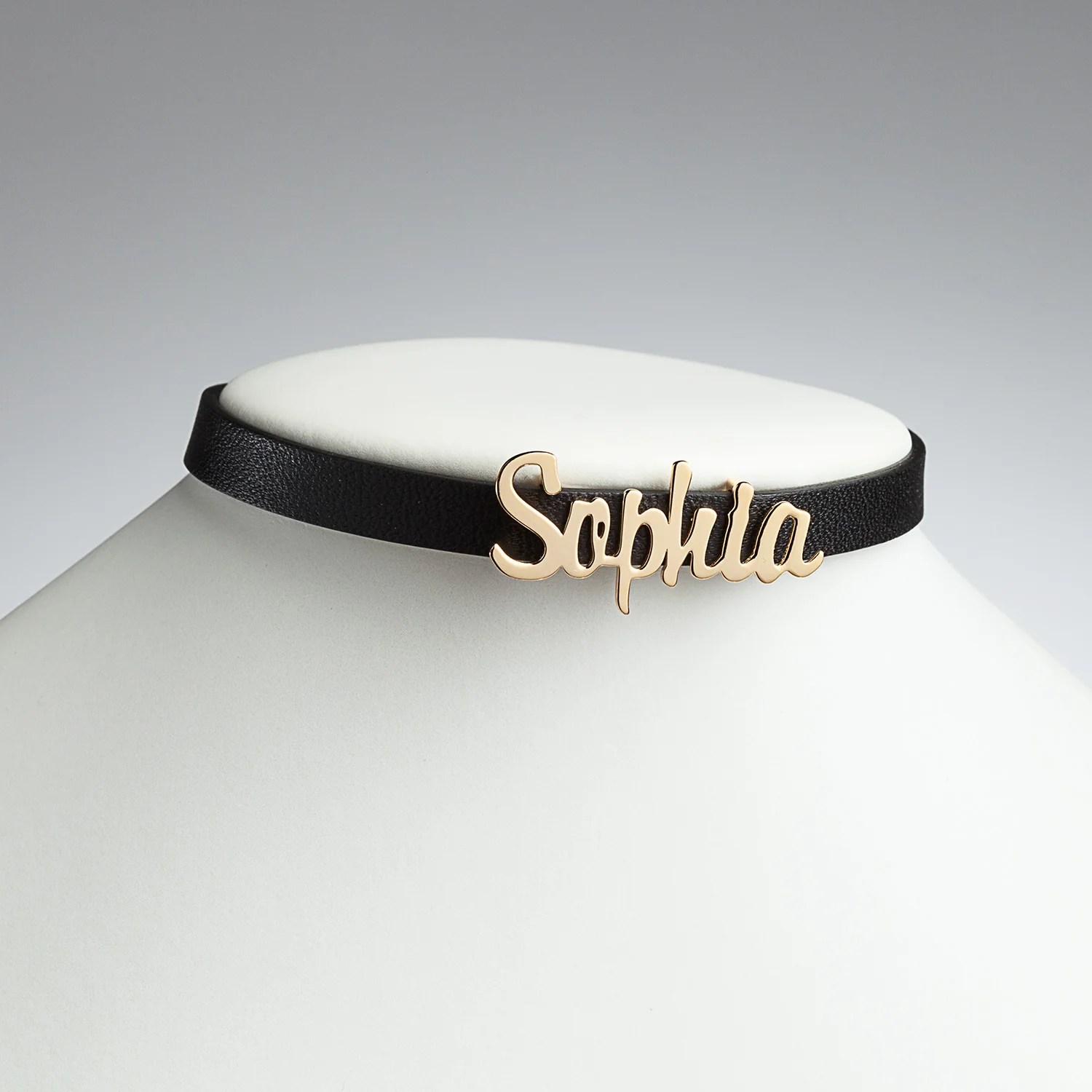 Script Name Leather Wrap Bracelet and Choker - Image 5