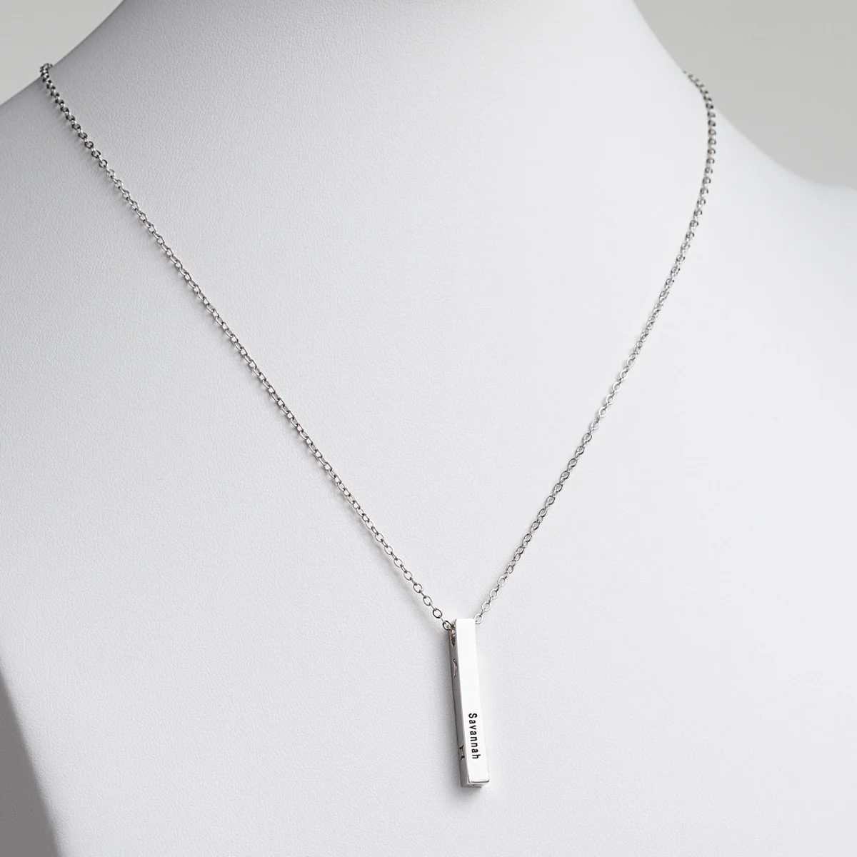 Silver Plated 3 Zodiac Symbol and Name 4 Sided Bar - Image 3