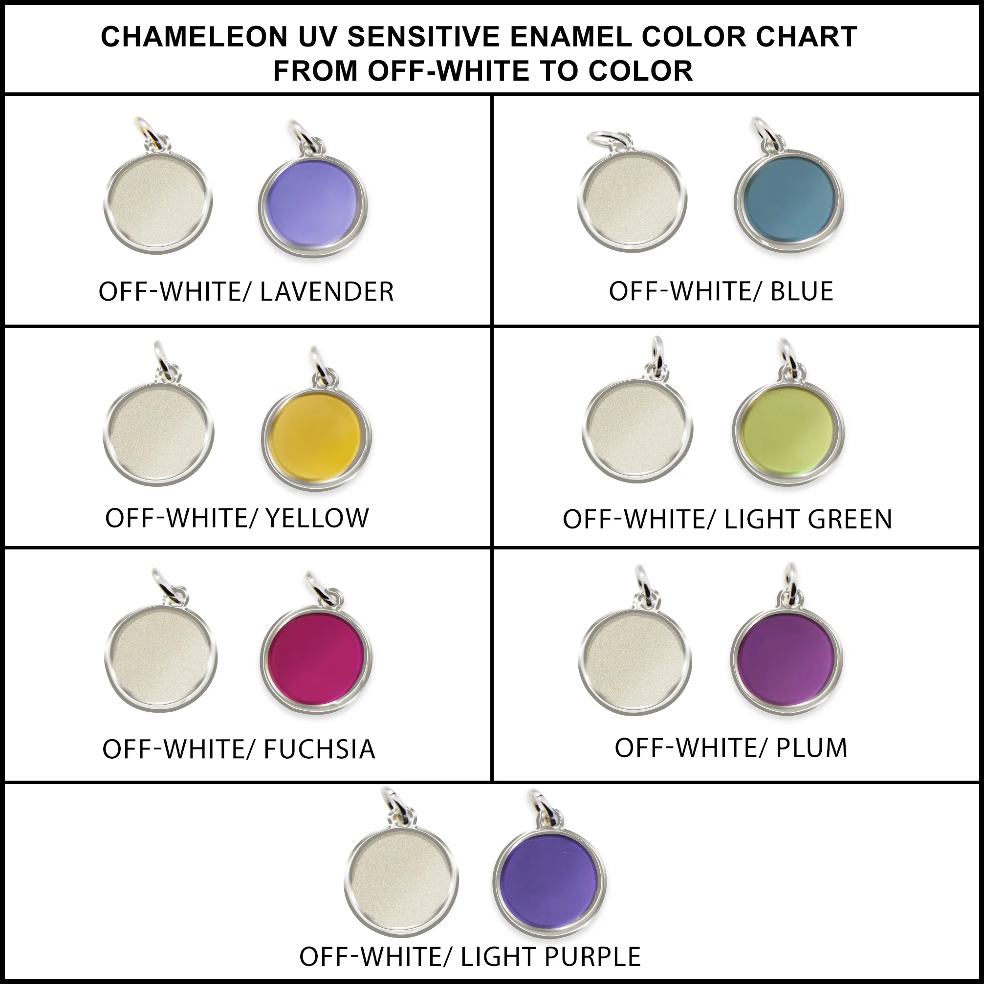 Silver Plated Personalized Chameleon Enamel Bar Paperclip Chain Necklace - Image 6