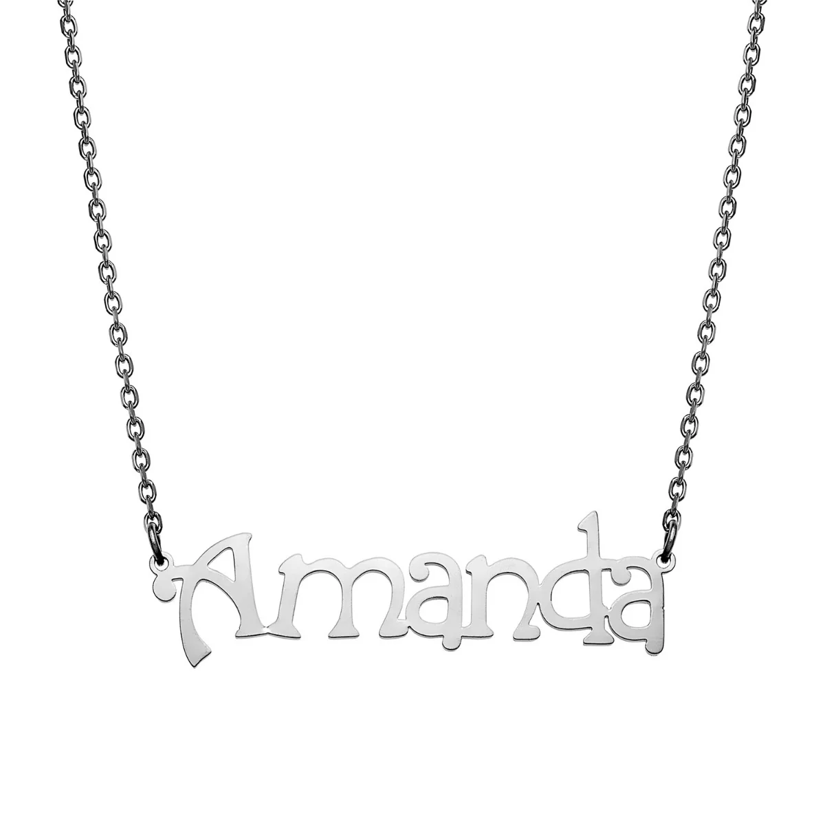 Stainless Steel Fancy Name Necklace - Image 2