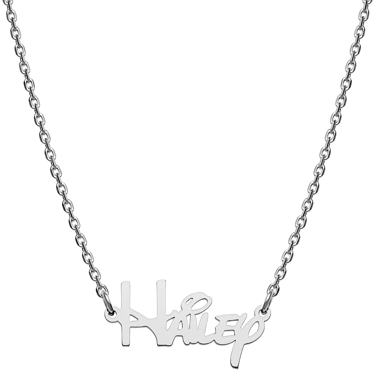 Stainless Steel Whimsical Name Necklace - Image 2