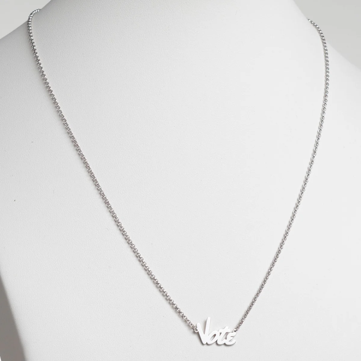 Sterling Silver Bold Name Necklace - Image 4