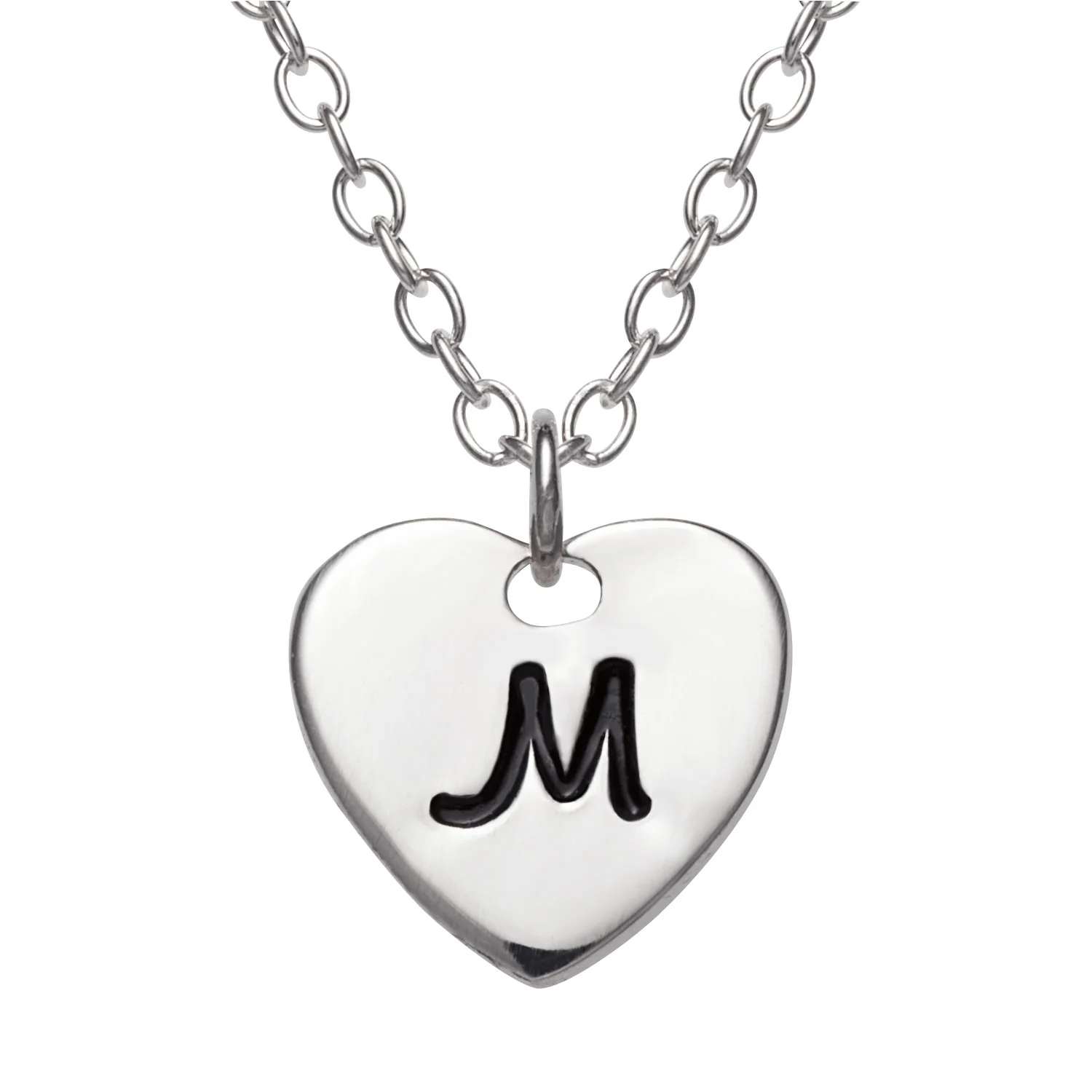 Sterling Silver Engraved Triple Heart Cutout 4-pc Necklace Set - Image 2