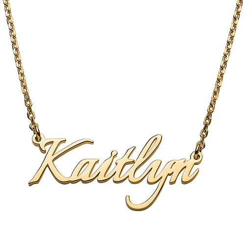 Sterling Silver Fancy Script Name Plaque with Free Fresh Water Pearl Earrings - Image 4