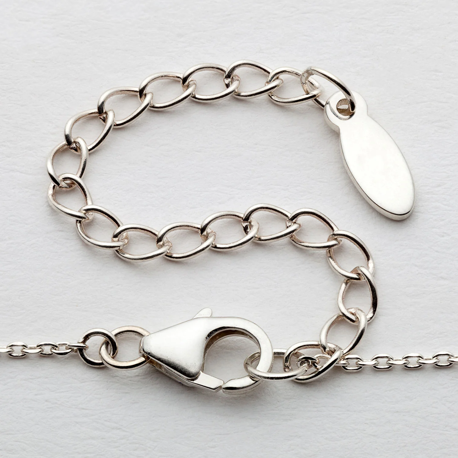 Sterling Silver Name with Basketball Charm Necklace - Image 3