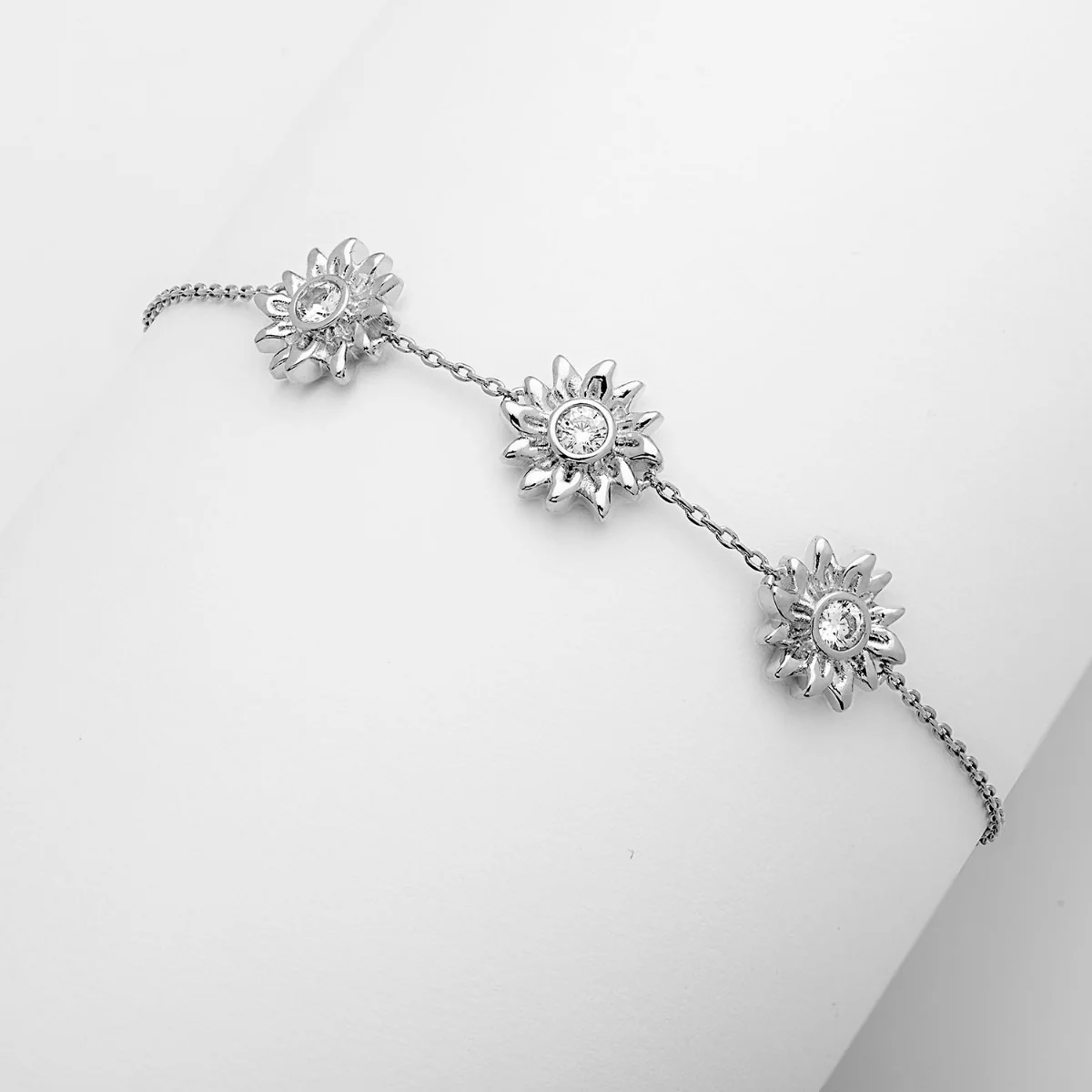 Sunflower Birthstone Adjustable Bracelet - Image 2
