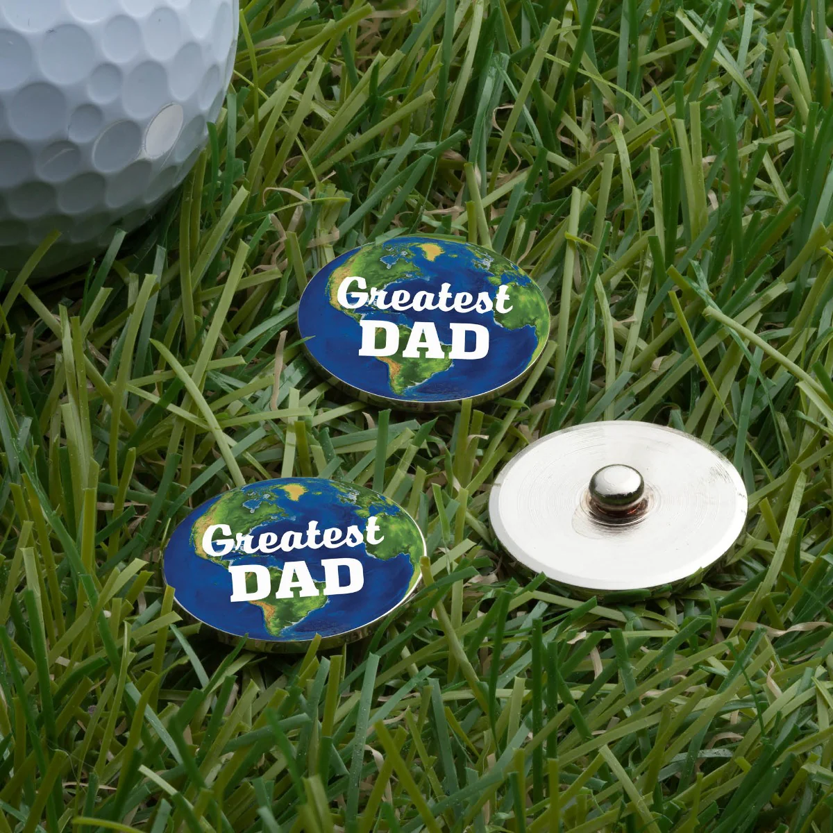 World's Greatest Dad Golf Ball Markers - Set of 3